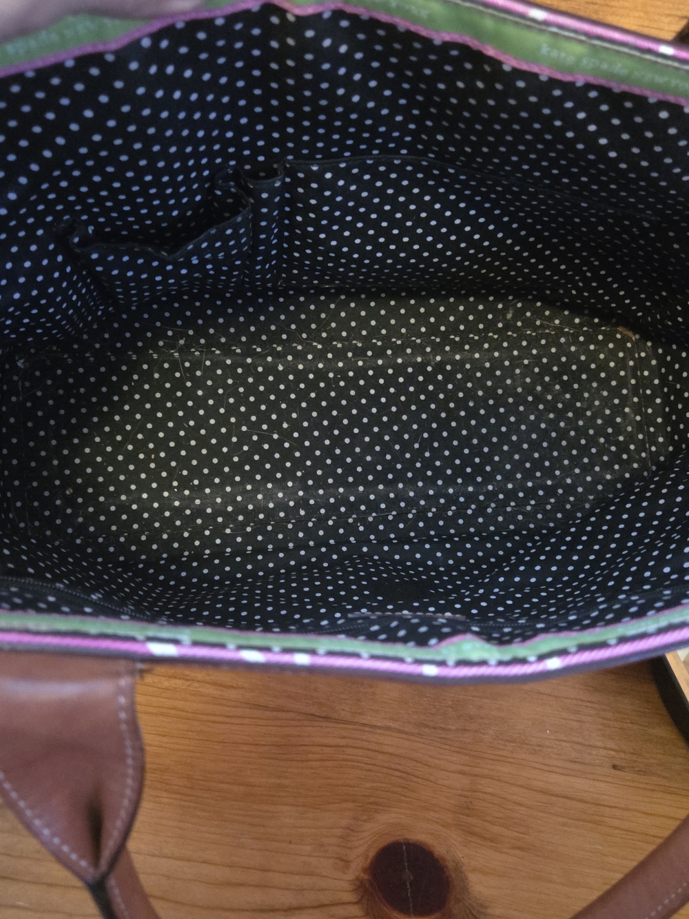 Kate Spade Pink Floral Statement Tote | Leather Handles Preppy Chic Classic - Picture 9 of 16